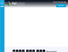 Tablet Screenshot of digitickets.co.uk