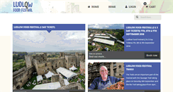 Desktop Screenshot of ludlowfoodfestival.digitickets.co.uk